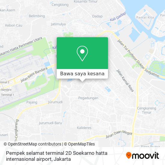 Peta Pempek selamat terminal 2D Soekarno hatta internasional airport