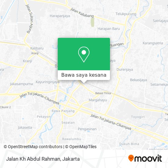 Peta Jalan Kh Abdul Rahman