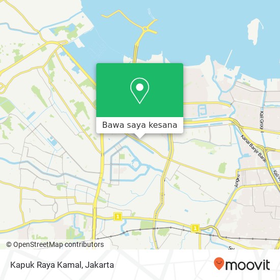 Peta Kapuk Raya Kamal