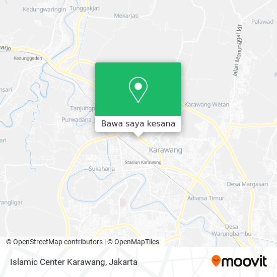 Peta Islamic Center Karawang