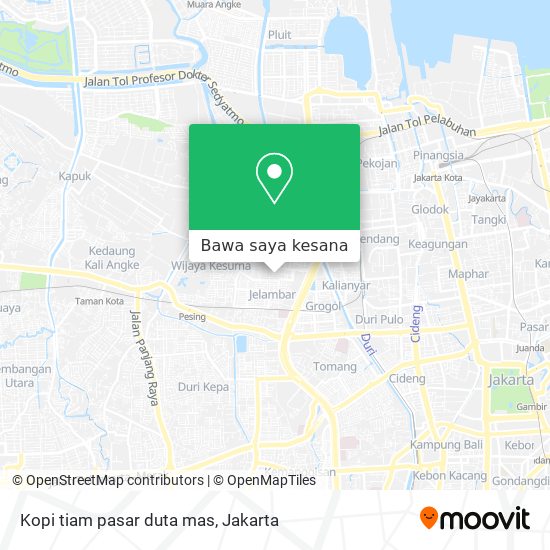 Peta Kopi tiam pasar duta mas