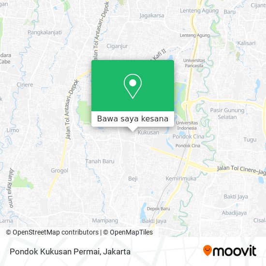 Peta Pondok Kukusan Permai