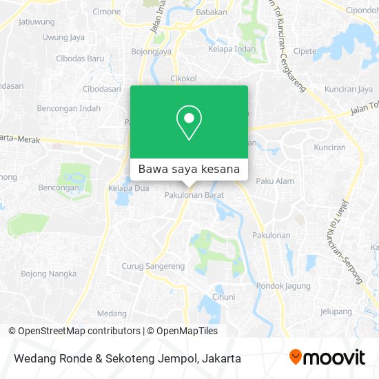 Peta Wedang Ronde & Sekoteng Jempol