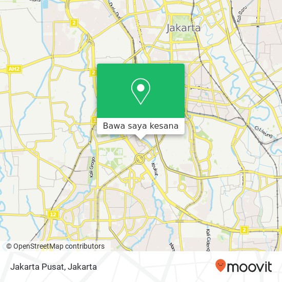 Peta Jakarta Pusat