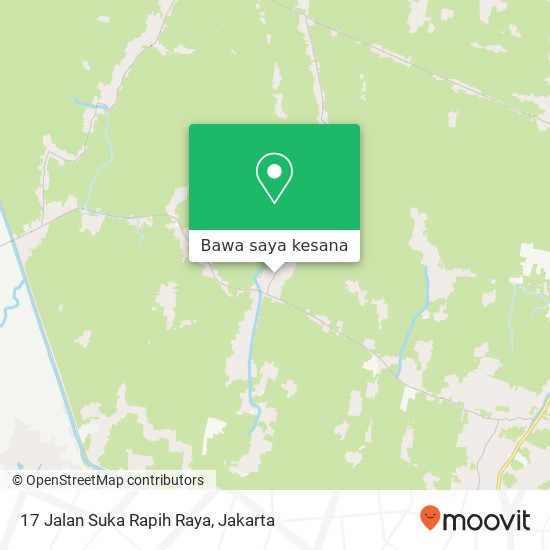 Peta 17 Jalan Suka Rapih Raya