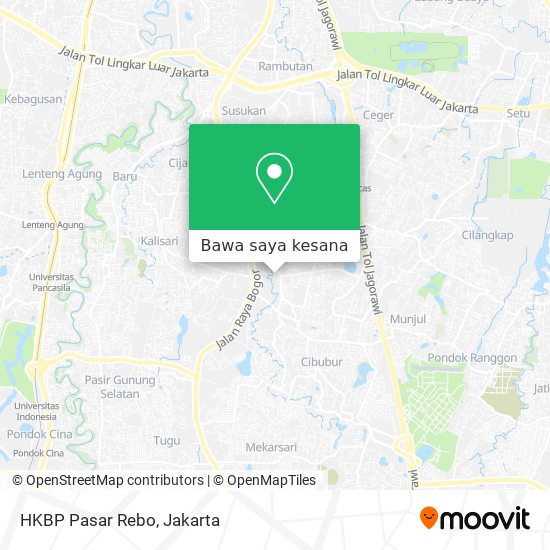 Peta HKBP Pasar Rebo