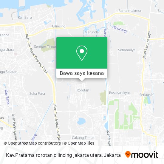 Peta Kav.Pratama rorotan cilincing jakarta utara