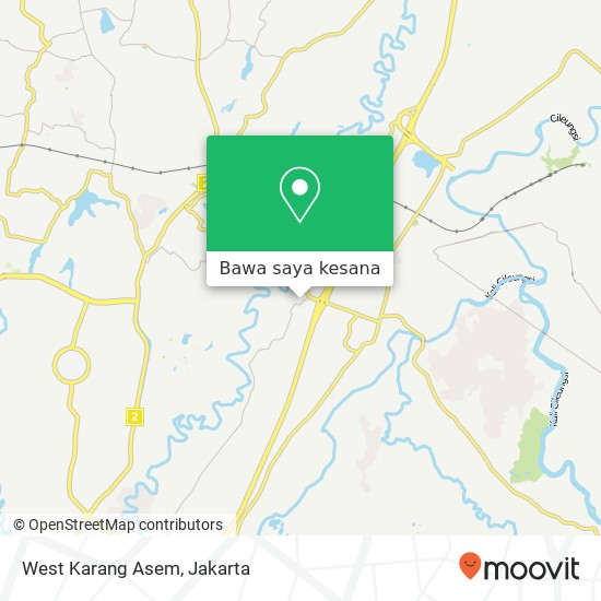 Peta West Karang Asem