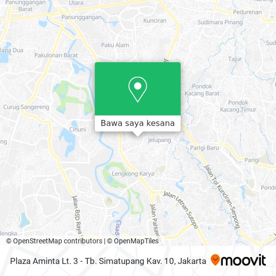 Peta Plaza Aminta Lt. 3 - Tb. Simatupang Kav. 10
