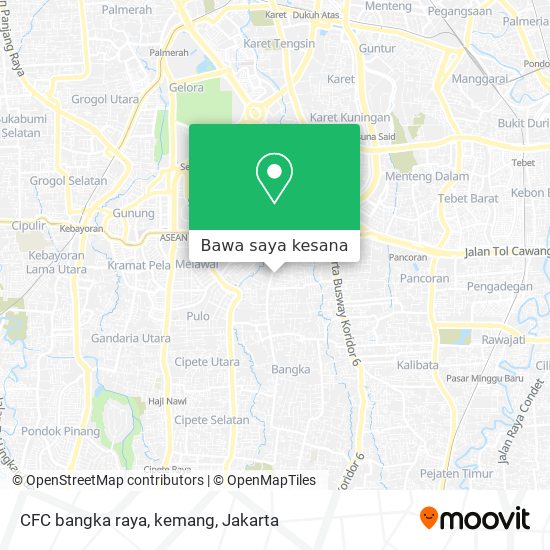 Peta CFC bangka raya, kemang