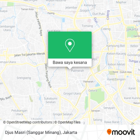 Peta Djus Masri (Sanggar Minang)