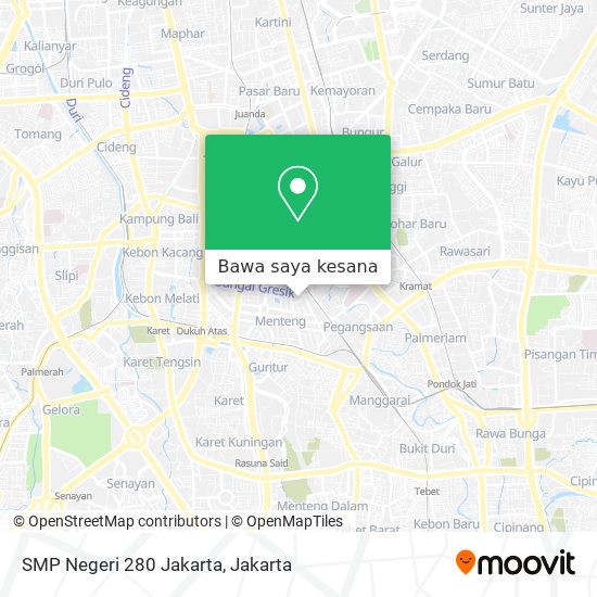 Peta SMP Negeri 280 Jakarta