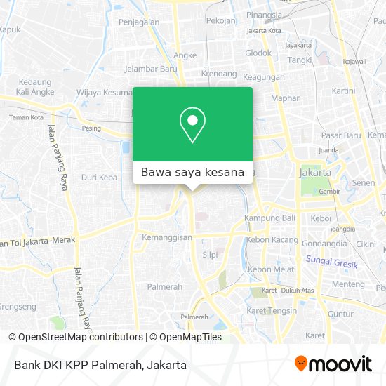 Peta Bank DKI KPP Palmerah