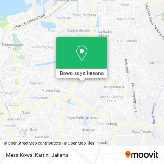 Peta Mess Kowal Kartini