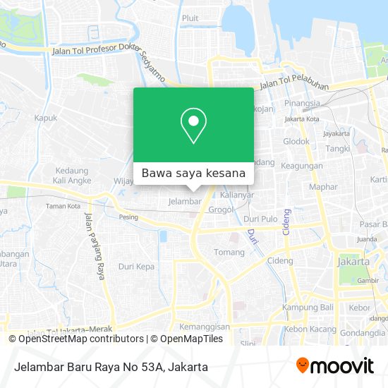 Peta Jelambar Baru Raya No 53A