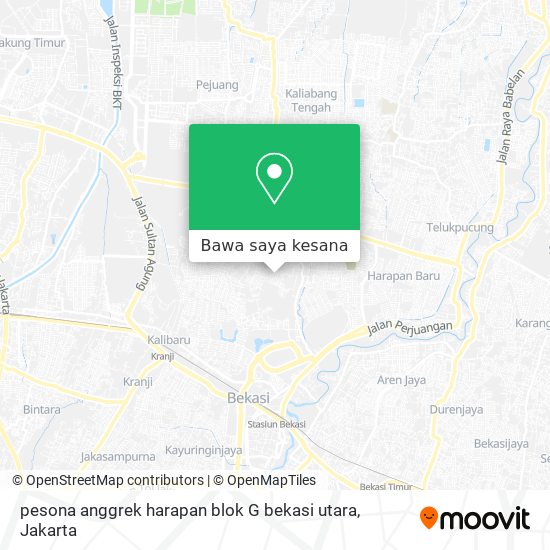 Peta pesona anggrek harapan blok G bekasi utara