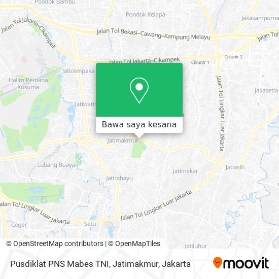 Peta Pusdiklat PNS Mabes TNI, Jatimakmur