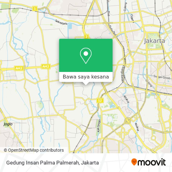 Peta Gedung Insan Palma Palmerah