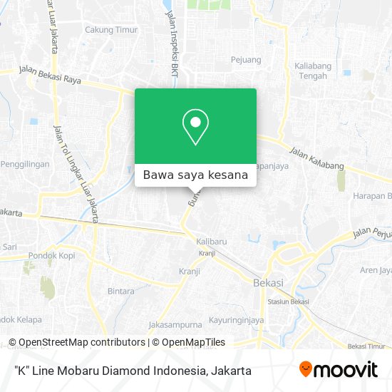 Peta "K" Line Mobaru Diamond Indonesia
