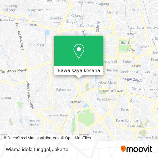 Peta Wisma idola tunggal