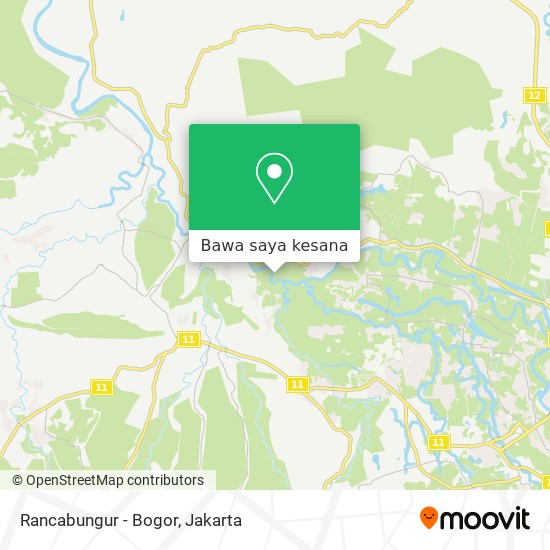 Peta Rancabungur - Bogor