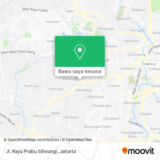 Peta Jl. Raya Prabu Siliwangi
