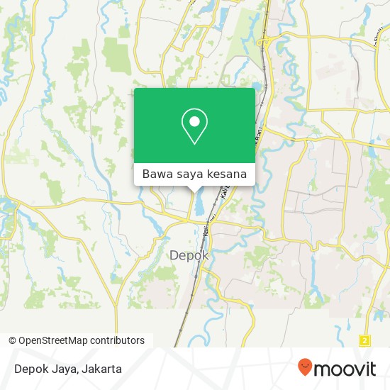 Peta Depok Jaya