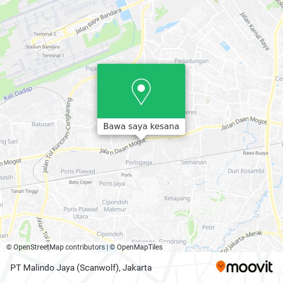 Peta PT Malindo Jaya (Scanwolf)