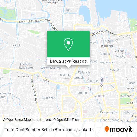 Peta Toko Obat Sumber Sehat (Borrobudur)