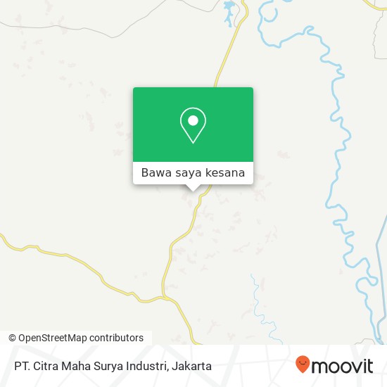 Peta PT. Citra Maha Surya Industri