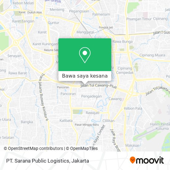 Peta PT. Sarana Public Logistics