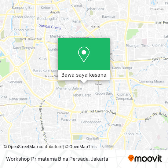 Peta Workshop Primatama Bina Persada