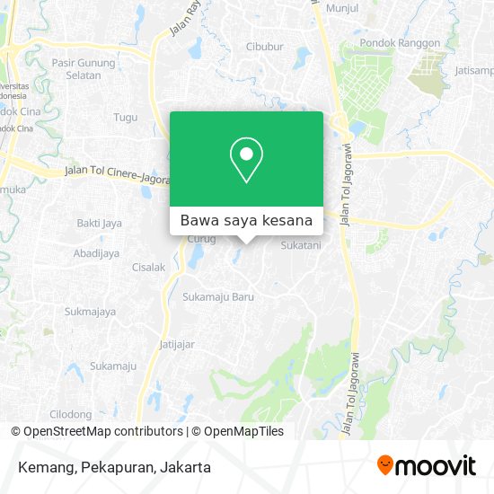 Peta Kemang, Pekapuran