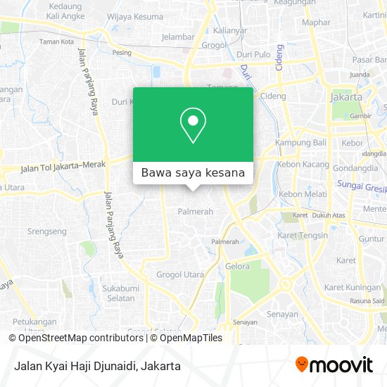 Peta Jalan Kyai Haji Djunaidi