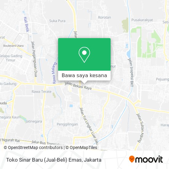 Peta Toko Sinar Baru (Jual-Beli) Emas