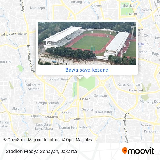 Peta Stadion Madya Senayan