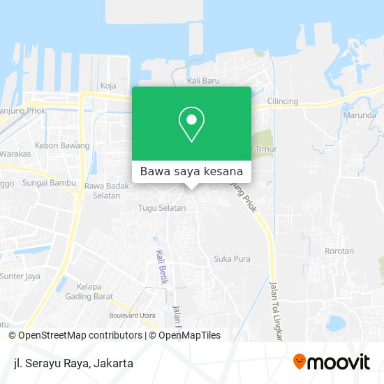 Peta jl. Serayu Raya