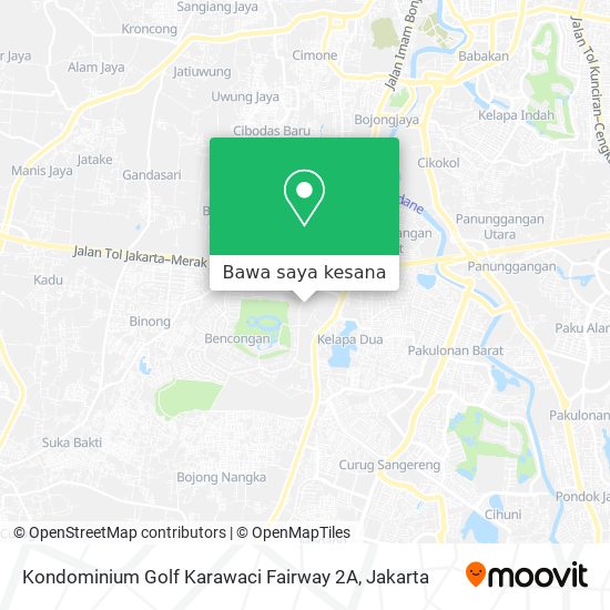 Peta Kondominium Golf Karawaci Fairway 2A