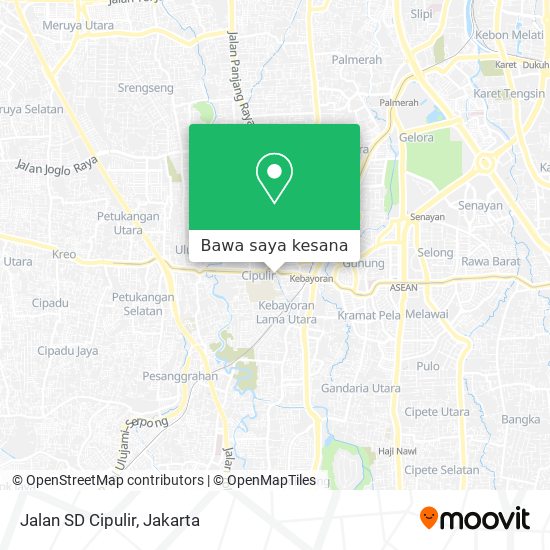 Peta Jalan SD Cipulir