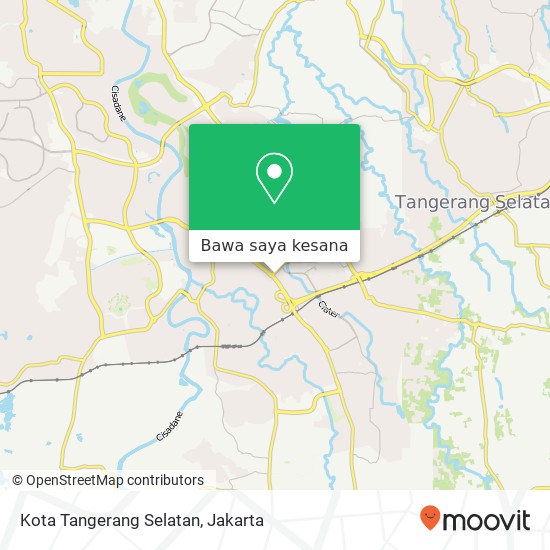 Peta Kota Tangerang Selatan