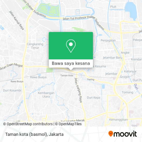 Peta Taman kota (basmol)