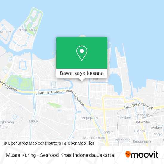 Peta Muara Kuring - Seafood Khas Indonesia