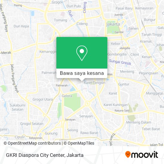 Peta GKRI Diaspora City Center