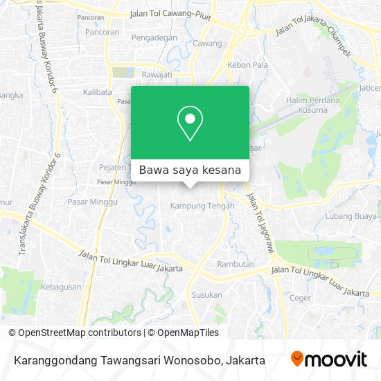 Peta Karanggondang Tawangsari Wonosobo