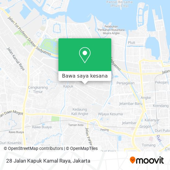 Peta 28 Jalan Kapuk Kamal Raya