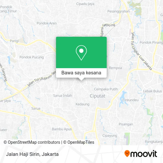 Peta Jalan Haji Sirin