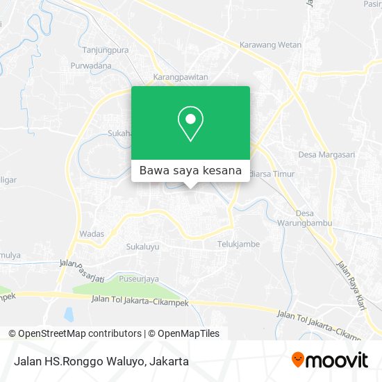 Peta Jalan HS.Ronggo Waluyo