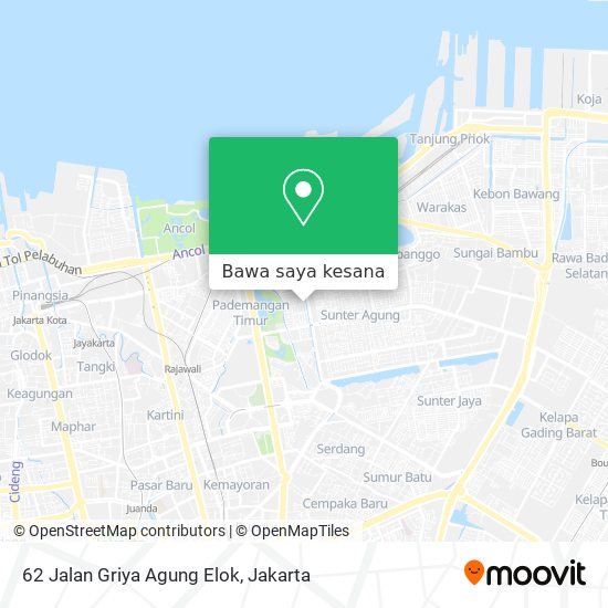 Peta 62 Jalan Griya Agung Elok