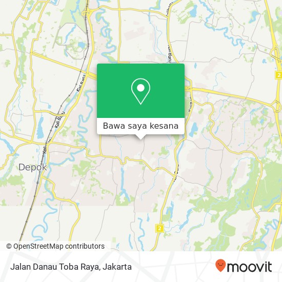 Peta Jalan Danau Toba Raya