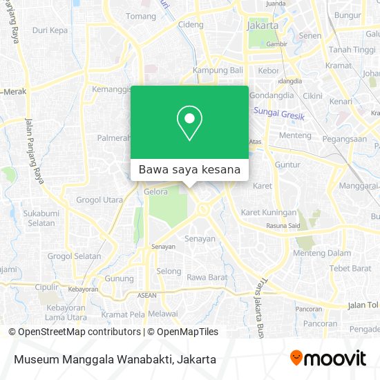 Peta Museum Manggala Wanabakti